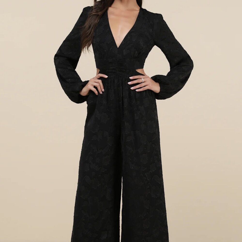 Lulu's Black Jumpsuit